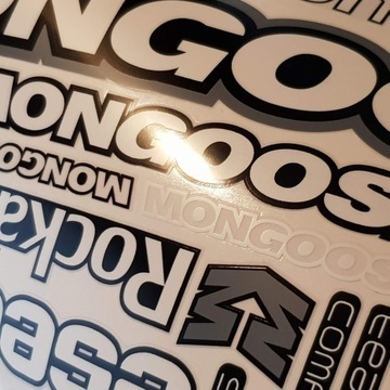 Наклейки на велосипед Наклейки MONGOOSE MTB с логотипом для велосипеда, рама, 2 цвета