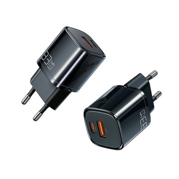 ЗАРЯДНОЕ УСТРОЙСТВО MCDODO NANO GaN 2X USB/USB-C PD QC — 33 Вт
