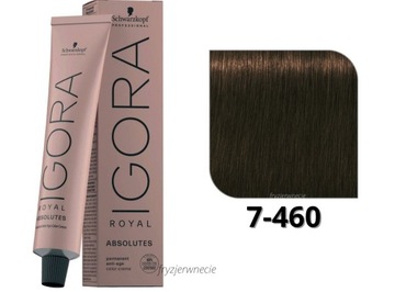 Schwarzkopf Igora Royal Absolutes farba 7-460 60ml