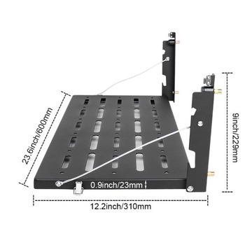Складной столик на крышку багажника Металлические аксессуары Задняя полка для багажа Подходит для подставки