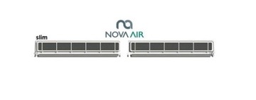 Wymienne wsuwki do filtra antysmogowego Nova Air Slim, przeźroczyste