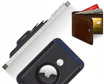 ЧЕХОЛ-КОШЕЛЬК MagSafe AirTag iPhone 12 13 14 Pro