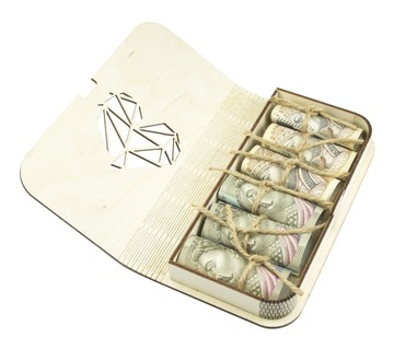 Коробка-конверт для денежного подарка на Крещение