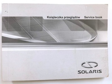 Książeczka przeglądów Autobus SOLARIS książka serwisowa