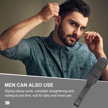 Выпрямители для волос Двусторонняя щетка для волос