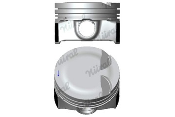 КОМПЛЕКТ ЦИЛИНДРОВ ДВИГАТЕЛЯ С ГРУНДОЙ VW GOLF VII 1.2 TSI 04 2014-VW GOLF