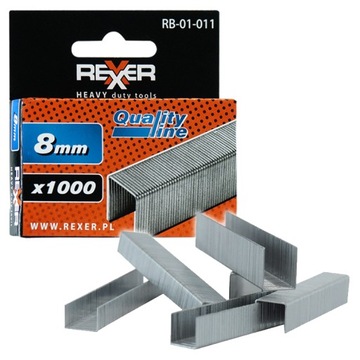 ZSZYWKI TAPICERSKIE TYP J/53 8x11,3x0,75 MM 1000 SZTUK