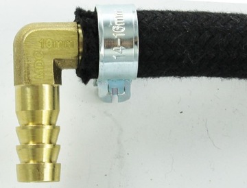 Колено MDC латунное 10мм 90 градусов разъем кабеля шланга