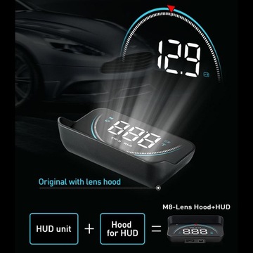 Стайлинг автомобиля Hud Head Up Display на лобовом стекле автомобиля