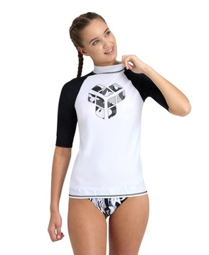 Arena Women's Rash Vest S/S Graphic Guard Shirt,