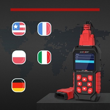 TESTER DIAGNOSTYCZNY MOTOCYKL MOTOR CFMOTO MOT1Pro +ADAPTERY JEZYK POLSKI!