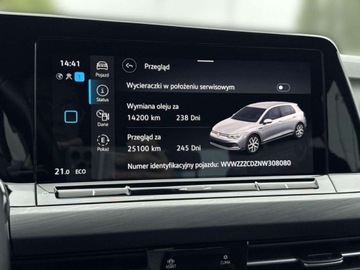 Volkswagen Golf VIII Hatchback Plug-In-Hybrid 1.4 TSI 204KM 2022 Volkswagen Golf eHybrid 204KM Style Side Assist Nawigacja ergoActive S, zdjęcie 31