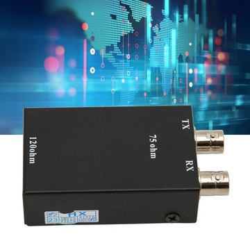 Распространение адаптера Ethernet от 75 Ом BNC до 12 Ом RJ45