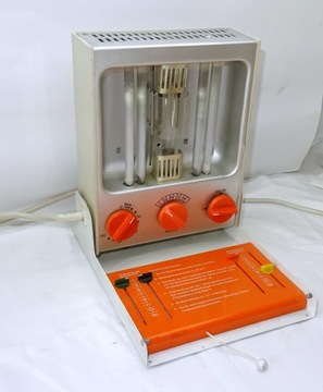 Кварцевая нагревательная лампа Dr. Тип Muller g185/1200 k UV + IR ddr PRL в рабочем состоянии