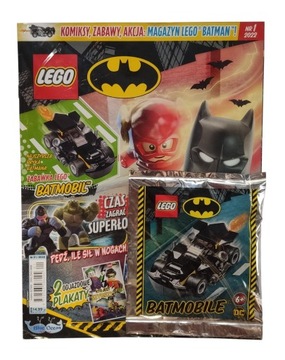 Magazyn LEGO Batman Minifigure Czasopismo - 01/2022 - Batmobil