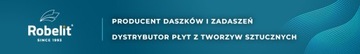 Daszek balkonowy nad drzwi 57 cm x 100 cm BIAŁY Robelit