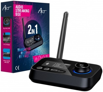 Transmiter Nadajnik Odbiornik Audio przez Bluetooth do TV HiFi Słuchawek