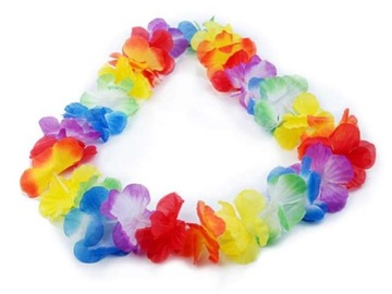 ГАВАЙСКОЕ ожерелье с цветами ALOHA HAWAII вечеринка из гибискуса, девичник