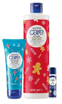 AVON Zestaw awokado Krem rąk Balsam do ciała ust