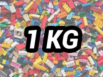 Oryginalne Budowlane Klocki LEGO 1 KG Cegły Mieszane Mix 1KG