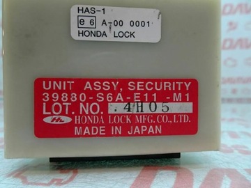 HONDA FR-V ŘÍZENÍ / MODUL ALARMU 2.0 BENZÍN 110KW (150 HP) 2004 MPV