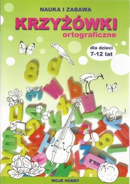 Krzyżówki ortograficzne dla dzieci 7-12 lat