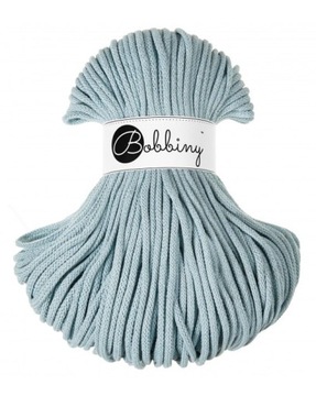 Sznurek makrama BOBBINY 5mm / pleciony / Mgiełka