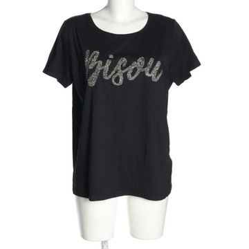 Футболка AMISU с принтом, размер EU 42, черная