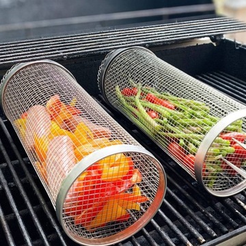 КОРЗИНА ДЛЯ ЖАРЕНИЯ ОВОЩЕЙ, РЫБЫ, МЯСА, КРУГЛОГО КОНТЕЙНЕРА 20 СМ