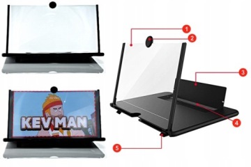 УВЕЛИЧИТЕЛЬНЫЙ ЭКРАН 12 ДЮЙМОВ ДЛЯ СМАРТФОНА ДЛЯ ПОЖИЛЫХ