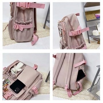 Plecak Kawaii Aesthetic Women School Bag for Teen