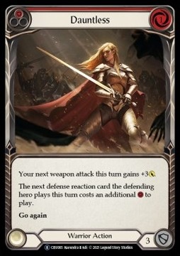 Dauntless (Red) (Rainbow Foil) - FaB
