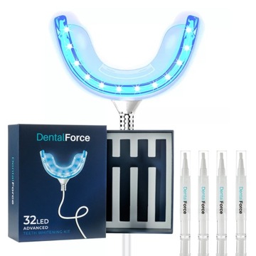 Zestaw do wybielania zębów lampą 32LED DentalForce