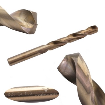 WIERTŁO DO METALU HSS-G KOBALTOWE fi 8.5 mm