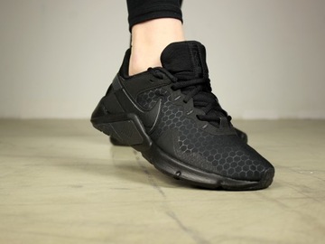 damskie buty Nike do biegania CZARNE na siłownię sportowe WYGODNE