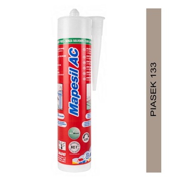 Silikon MAPEI Mapesil AC 310ml - kolor 133 piasek