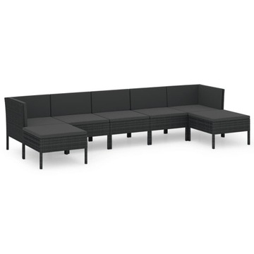 Zestaw mebli ogrodowych VidaXL technorattan Garden