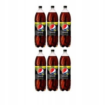 6x Pepsi Lime 2,25l BEZ CUKRU napój gazowany