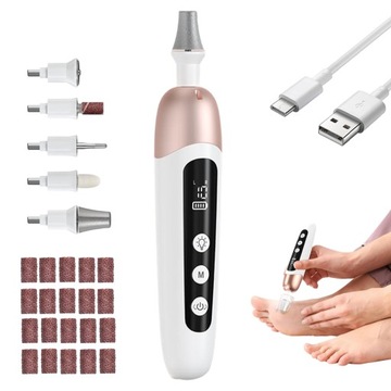 WIELOFUNKCYJNE SZLIFIERKA DO PAZNOKCI USB CICHY ZESTAW PROFESJONALNY