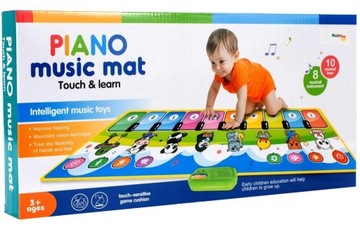 Mata Muzyczna Interaktywna Pianinko z Nagrywaniem