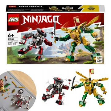 LEGO NINJAGO STARCIE LLOYDA Z MECHEM EVO 71781