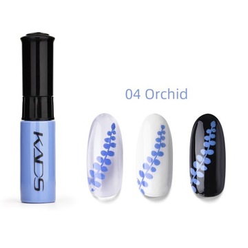 KADS - 04 (ORCHID) LAKIER DO STEMPLOWANIA PAZNOKCI PISAK