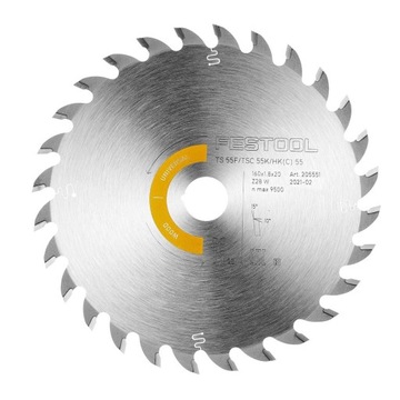 Tarcza pilarska Festool 205551 160x1,8x20 mm 28 zębów