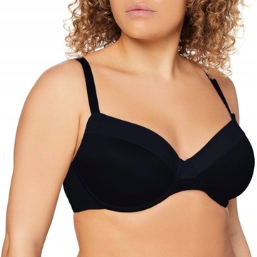 IRIS LILLY BIUSTONOSZ STANIK USZTYWNIANY WYGODNY 34DD/75E CZARNY