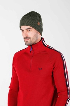 Unisex Cap со 100% мериносовой шерсть 210 г/м² рыбак черный