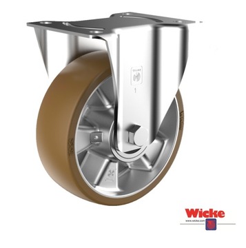 KOŁO NIEOBROTOWE STAŁE 160 mm poliuretan max 400kg WICKE