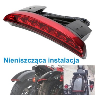 Светодиодный стоп-сигнал для Harley Touring Cafe Задний фонарь Fender Lamp