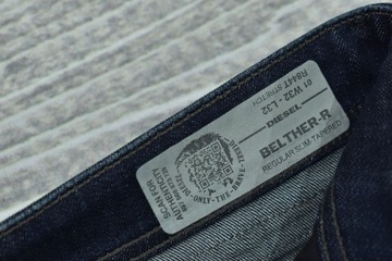 DIESEL Belther-R Regular Slim Tapered Jeansy W32 L32