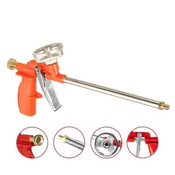 ПРОЧНЫЙ МЕТАЛЛ ПЕННЫЙ ПИСТОЛЕТ ДЛЯ МОНТАЖА ПЕНЫ КЛЕЯ ПРОЧНЫЙ + РЕГУЛИРОВКА