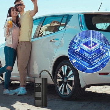 АВТОМОБИЛЬНЫЙ КОМПРЕССОР ЭЛЕКТРИЧЕСКИЙ НАСОС 12 В СВЕТОДИОД БЕСПРОВОДНОЙ